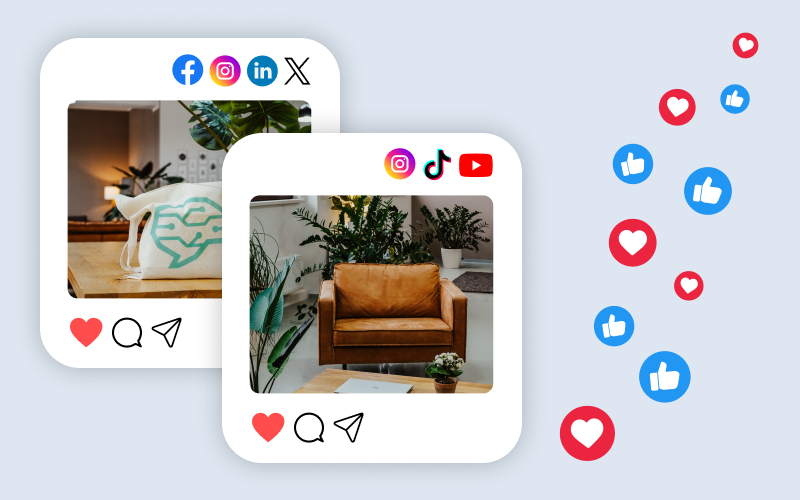 Eine Skizze der Oberfläche von Deepnetic Social
